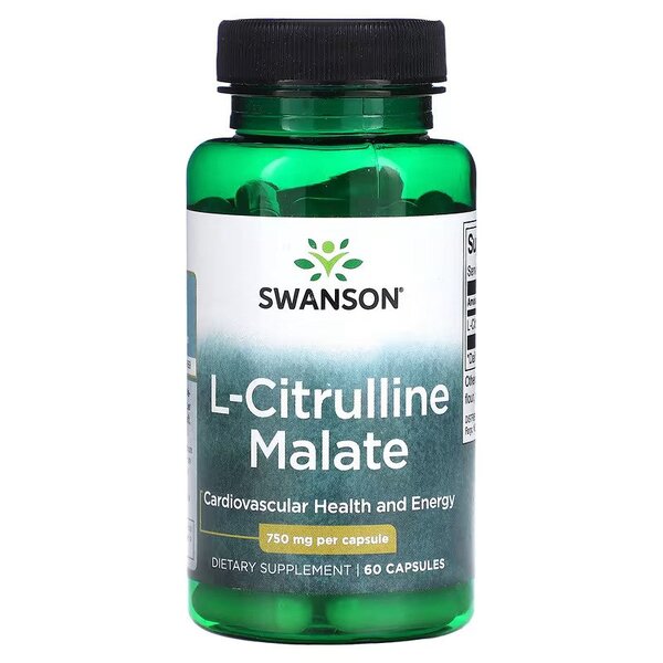 Swanson L-Citrulline Malate Complex, 750mg 60 caps