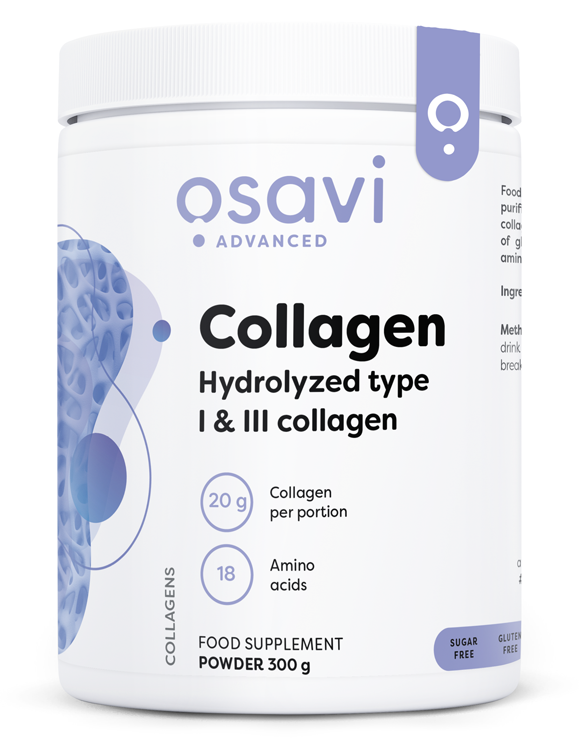 Osavi Collagen Hydrolysed Type I & III, Unflavoured 300g