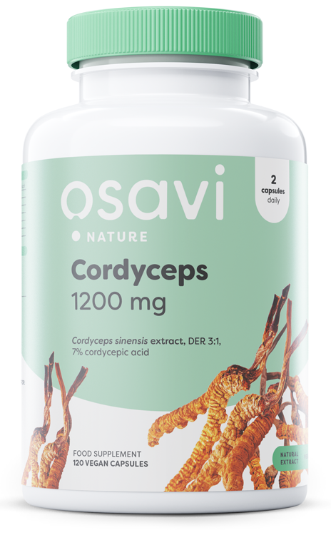 Osavi Cordyceps, 1200mg 120 vegan caps