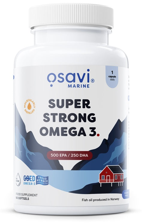 Osavi Super Strong Omega 3, 500 EPA / 250 DHA 90 softgels