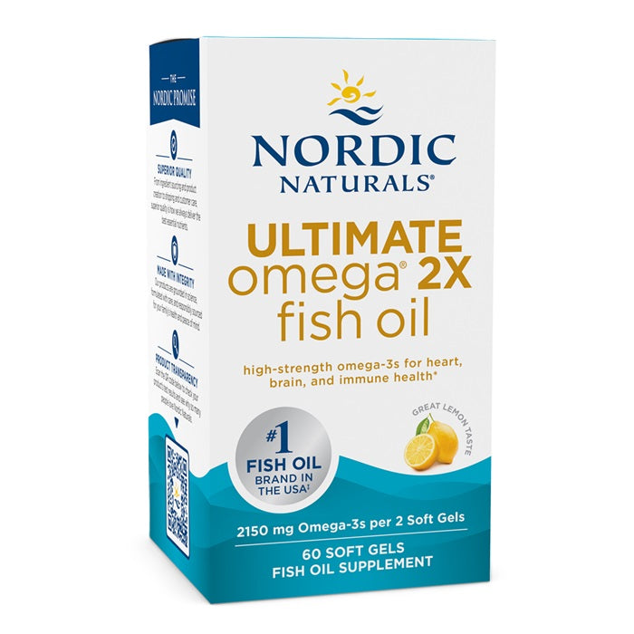 Nordic Naturals Ultimate Omega 2X, 2150mg Lemon (EAN 768990891168) 60 softgels