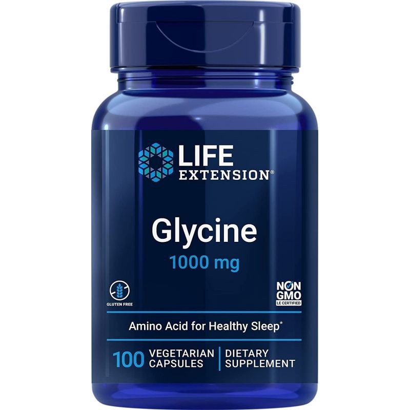 Life Extension Glycine, 1000mg 100 vcaps
