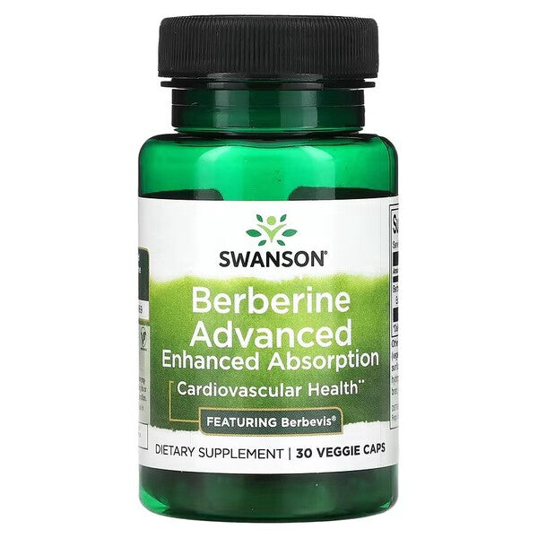 Swanson Berberine Advanced Enhanced Absorption 30 vcaps