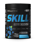 Skill Nutrition Skill Pre-Workout, Blue Raspberry 400-412g