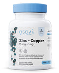 Osavi Zinc + Copper, 15mg + 1mg 60 vegan caps