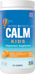 Natural Vitality Calm Kids Gummies, Sweet Citrus 120 gummies