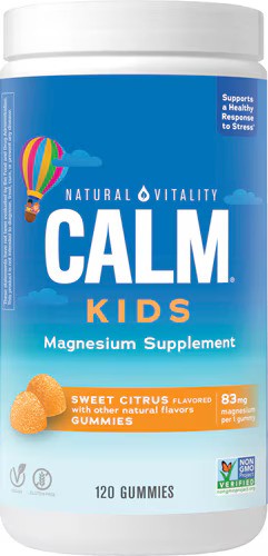 Natural Vitality Calm Kids Gummies, Sweet Citrus 120 gummies
