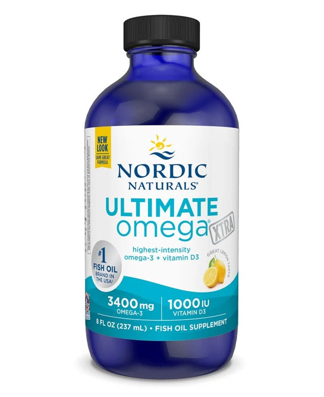 Nordic Naturals Ultimate Omega Xtra, 3400mg Lemon 237 ml.