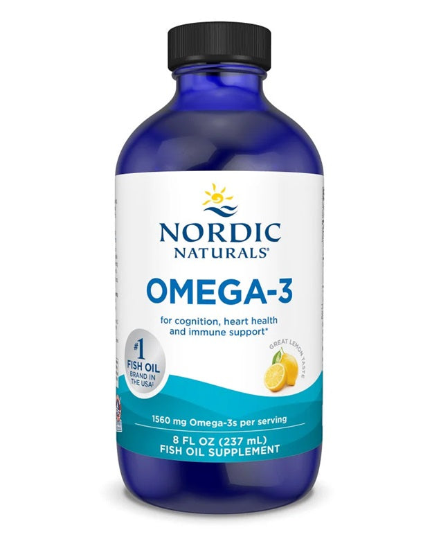 Nordic Naturals Omega-3, 1560mg Lemon 237 ml.