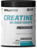 Skill Nutrition Micronised Creatine Monohydrate Unflavoured 300g