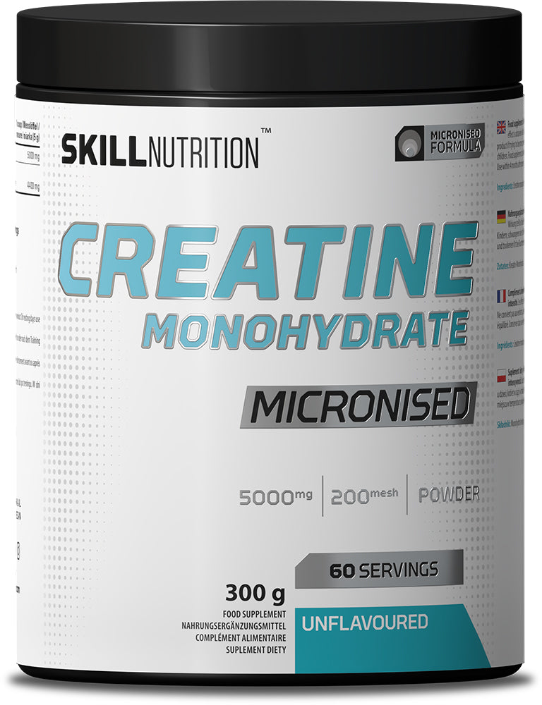Skill Nutrition Micronised Creatine Monohydrate Unflavoured 300g