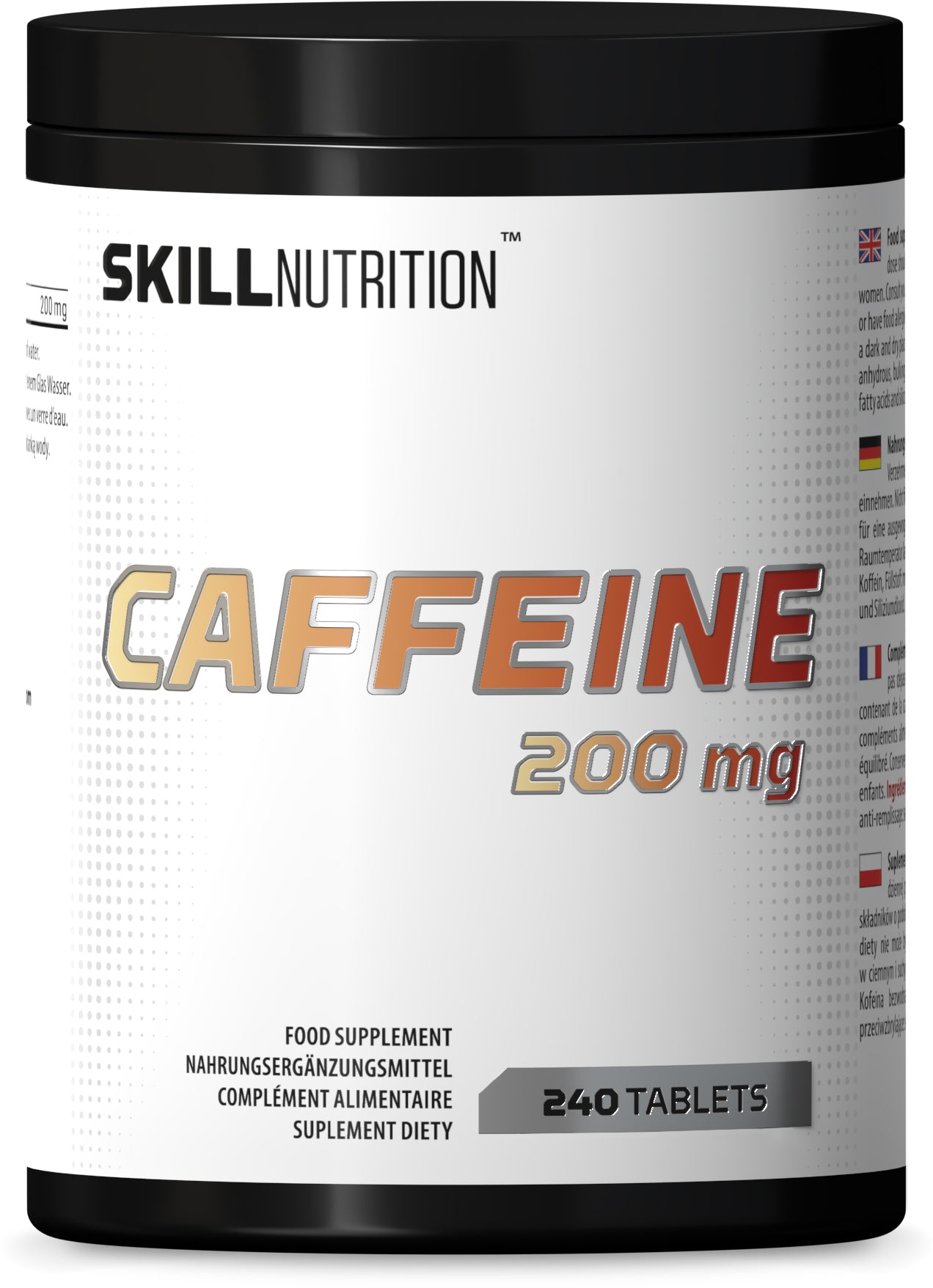 Skill Nutrition Caffeine, 200mg 240 tabs
