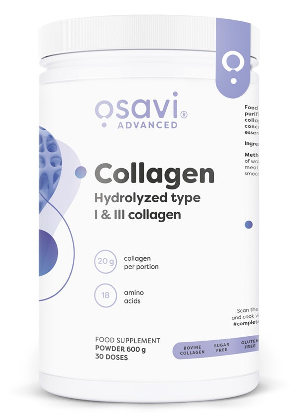 Osavi Collagen Hydrolysed Type I & III, Unflavoured 600g