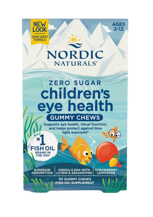 Nordic Naturals Children's Eye Health, Strawberry Lemonade 30 gummies