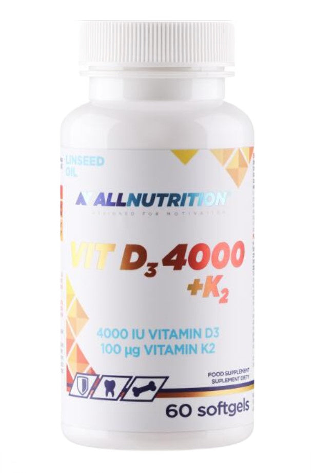 Allnutrition Vit D3 4000 + K2 60 softgels