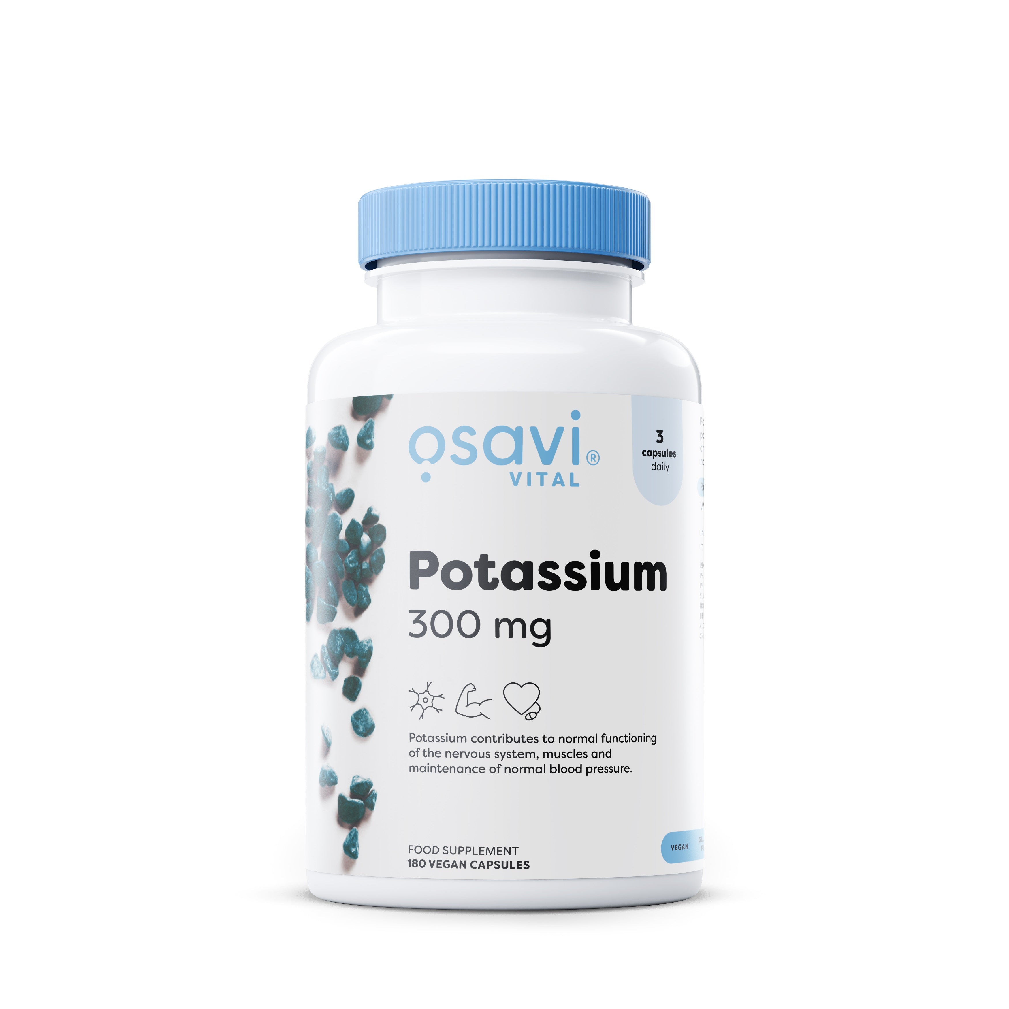 Osavi Potassium, 300mg 180 vegan caps
