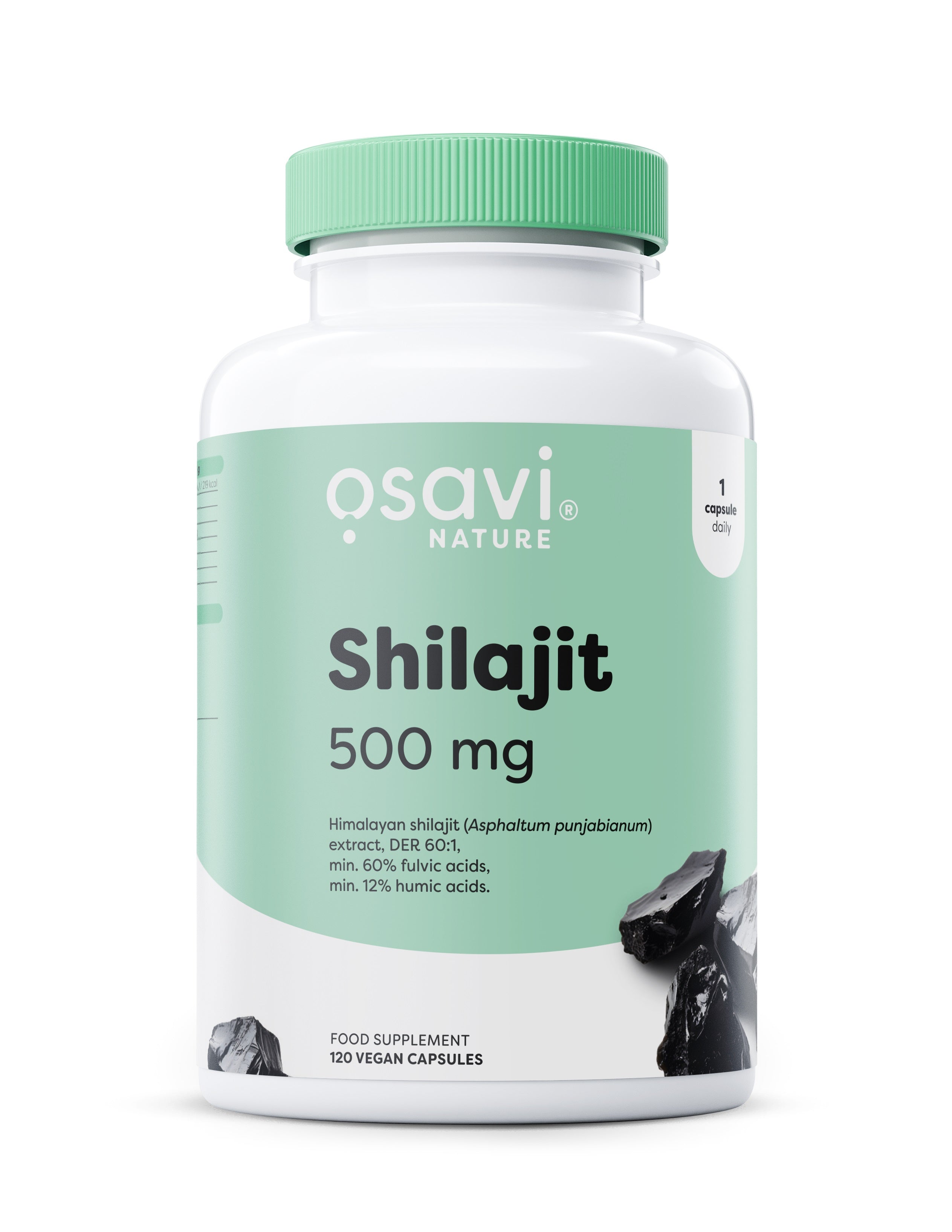 Osavi Shilajit, 500mg 120 vegan caps