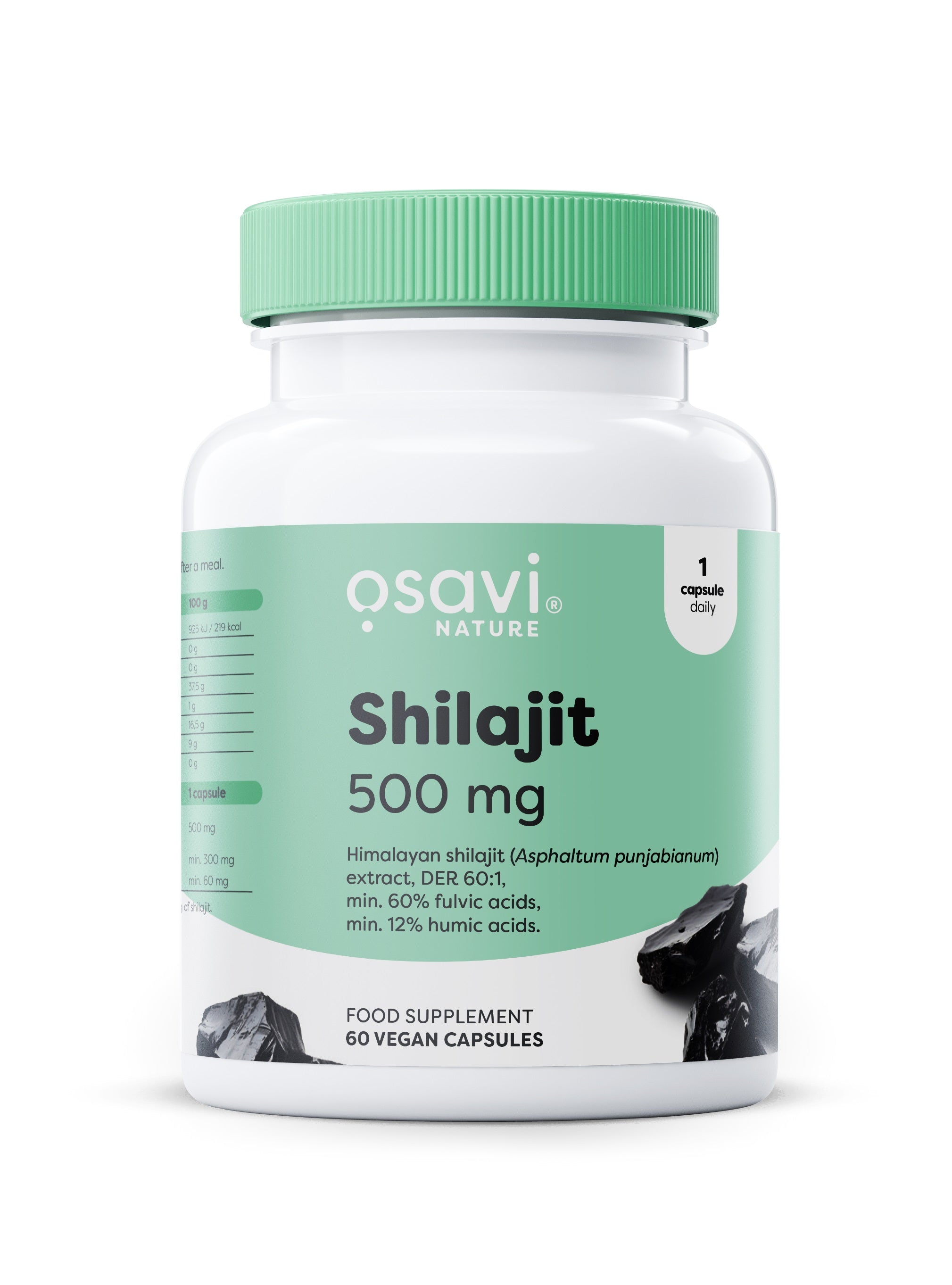 Osavi Shilajit, 500mg 60 vegan caps