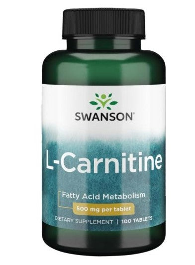 Swanson L-Carnitine, 500mg 100 tablets