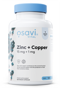 Osavi Zinc + Copper, 15mg + 1mg 120 vegan caps