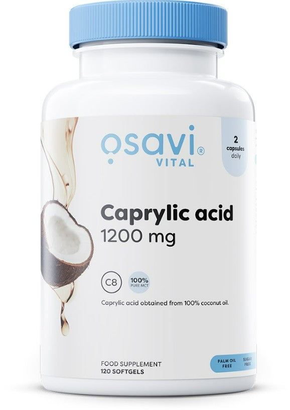 Osavi Caprylic Acid, 1200mg 120 softgels