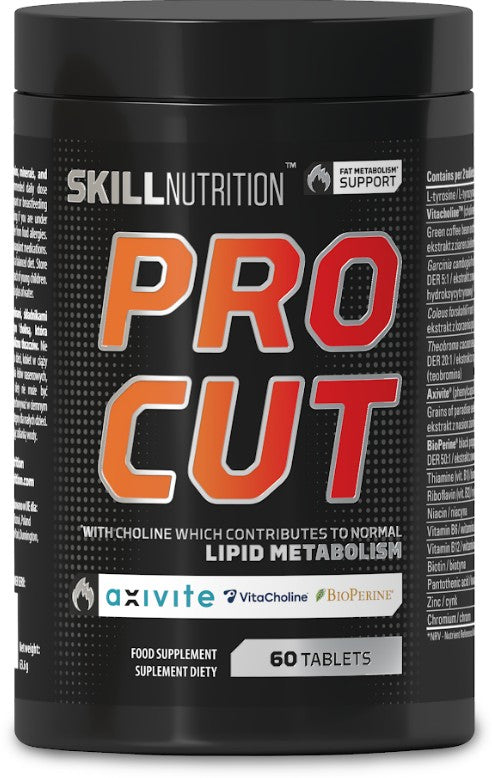 Skill Nutrition Pro Cut, Fat Metabolism Support 60 tablets