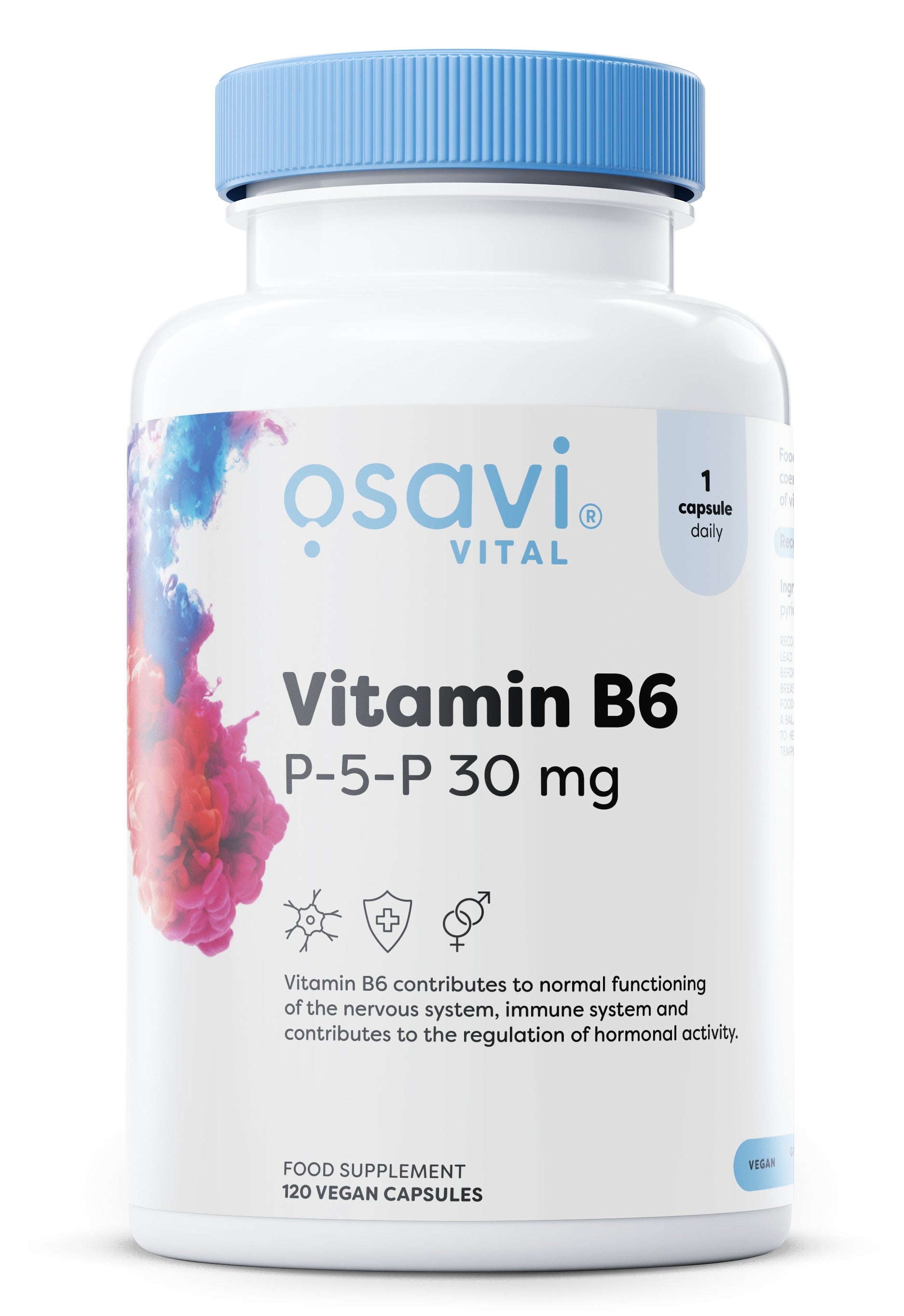 Osavi Vitamin B6 P-5-P, 30mg 120 vegan caps