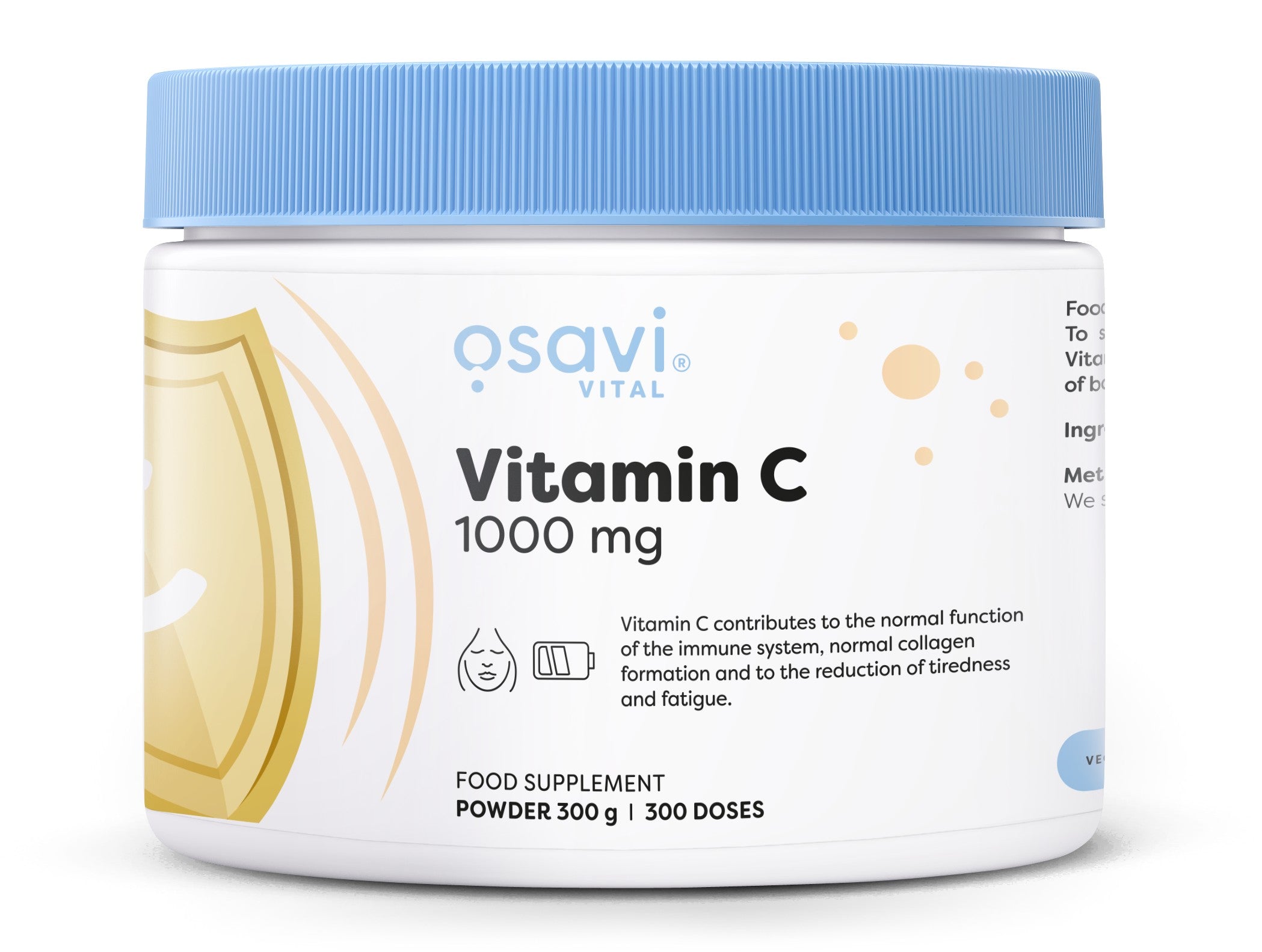 Osavi Vitamin C Powder, 1000mg 300g