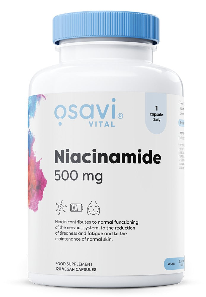 Osavi Niacinamide, 500mg 120 vegan caps