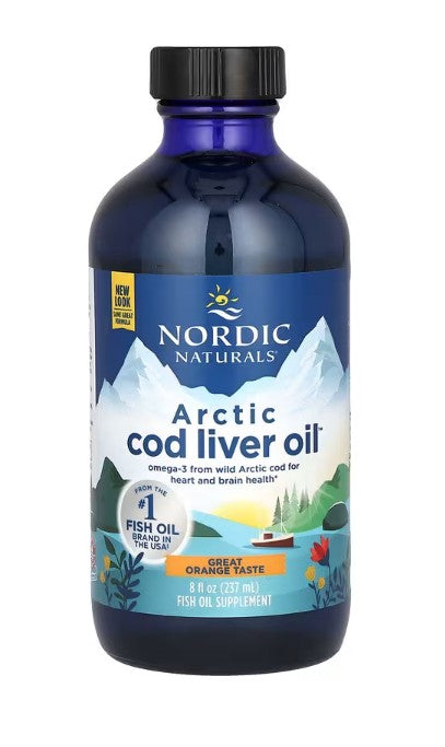 Nordic Naturals Arctic Cod Liver Oil, 1060mg Orange 237 ml.
