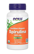 NOW Foods Spirulina, 500mg 100 tabs
