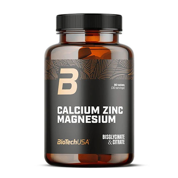 BioTechUSA Calcium Zinc Magnesium 90 tabs