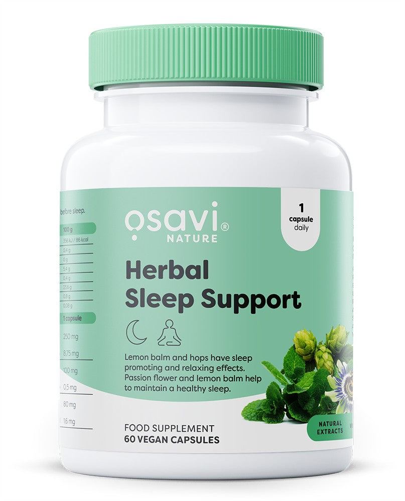 Osavi Herbal Sleep Support (Melatonin Free) 60 vegan caps