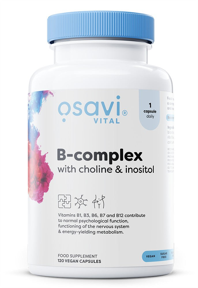 Osavi B-Complex with Choline & Inositol 120 vegan caps