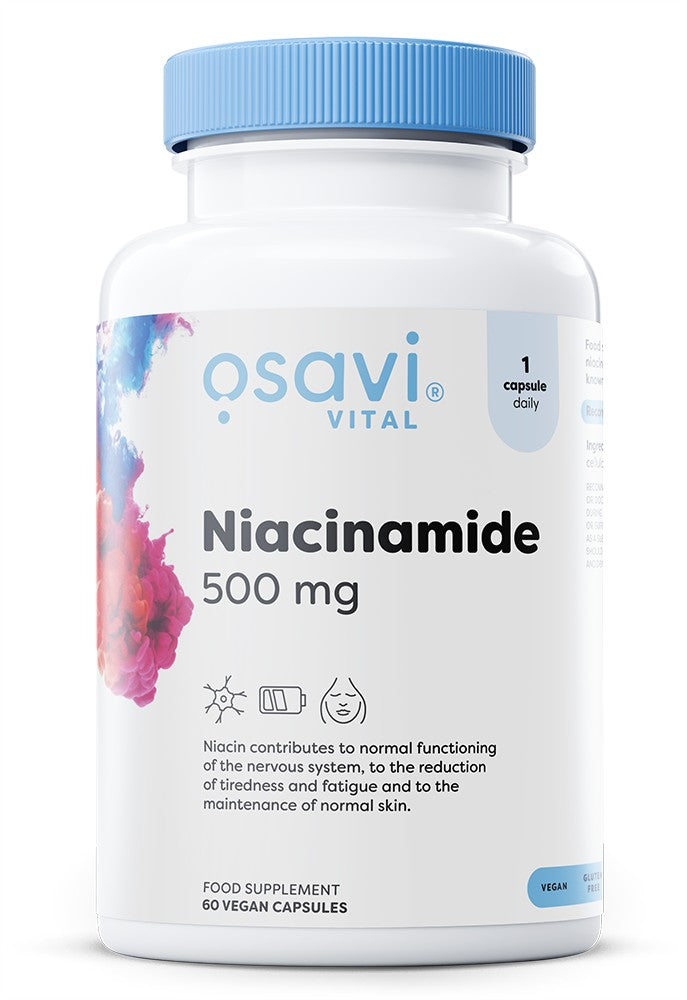 Osavi Niacinamide, 500mg 60 vegan caps