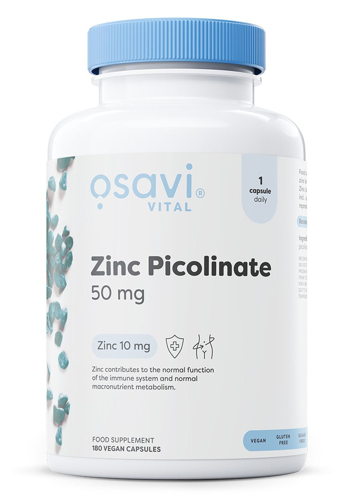 Osavi Zinc Picolinate, 50mg 180 vegan caps