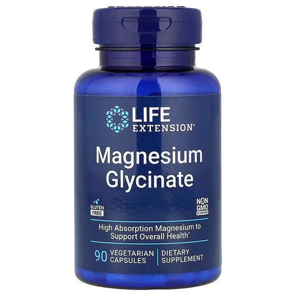 Life Extension Magnesium Glycinate, 105mg 90 vcaps