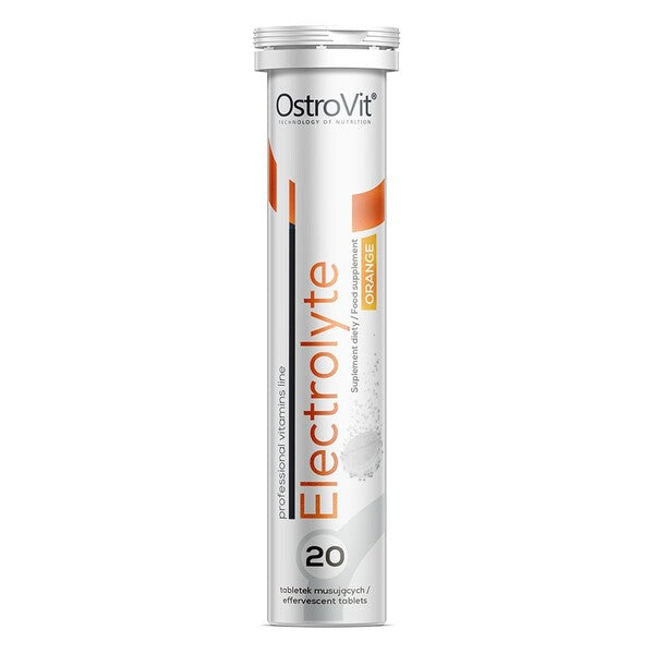 OstroVit Electrolyte Effervescent Tabs, Orange 20 tabs