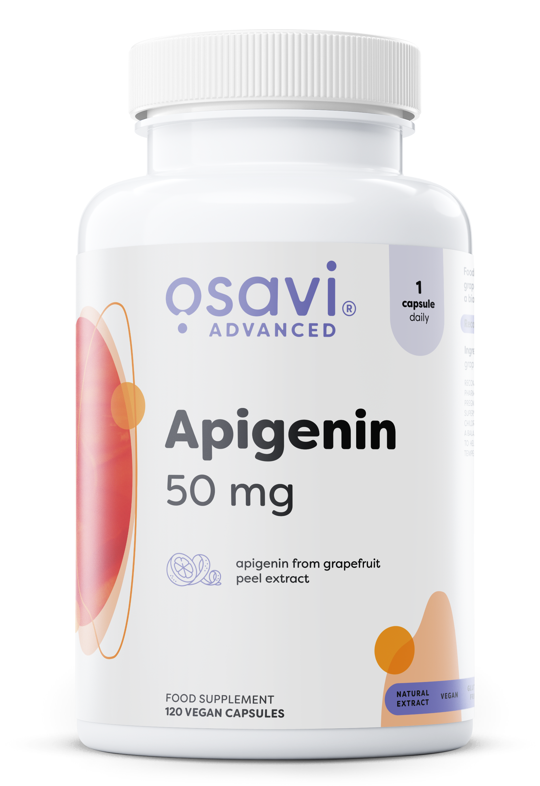 Osavi Apigenin, 50mg 120 vegan caps