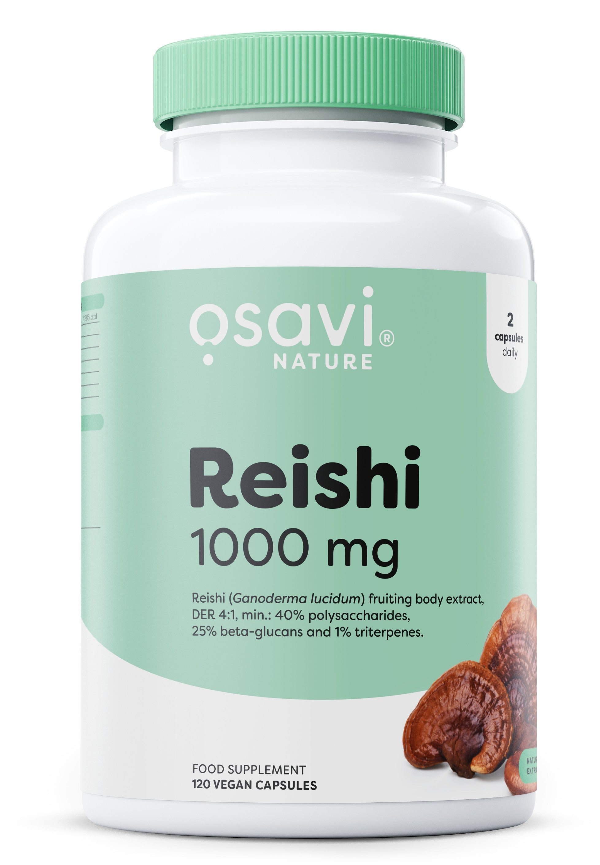 Osavi Reishi, 1000 mg 120 vegan caps