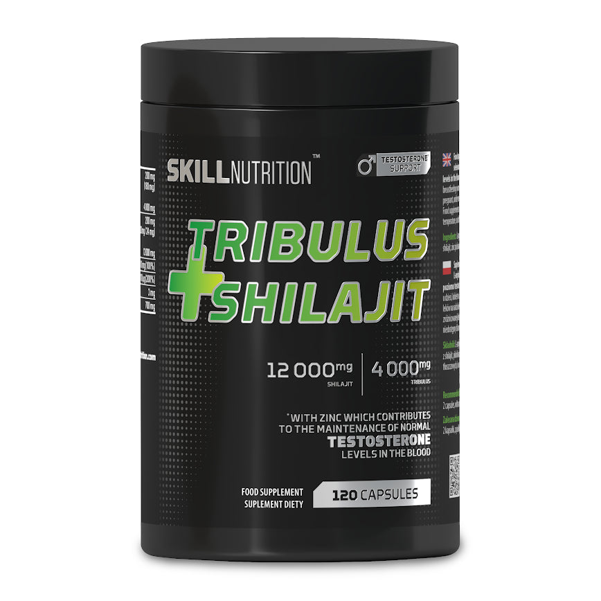 Skill Nutrition Tribulus + Shilajit 120 vegan caps