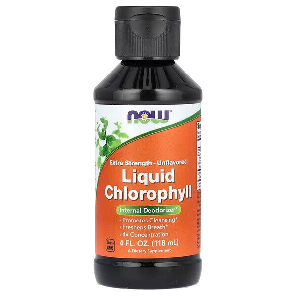 NOW Foods Extra Strength Liquid Chlorophyll, Unflavoured 118 ml.