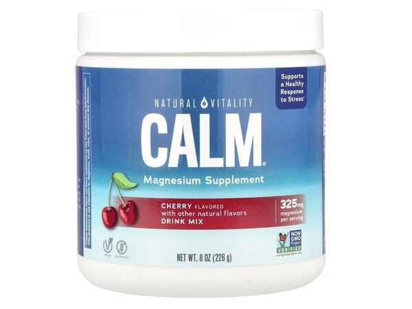 Natural Vitality Calm Magnesium Powder, Cherry 226g