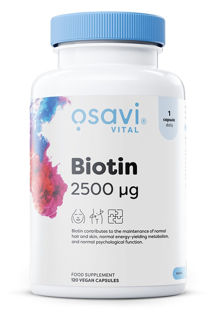 Osavi Biotin, 2500mcg 120 vegan caps
