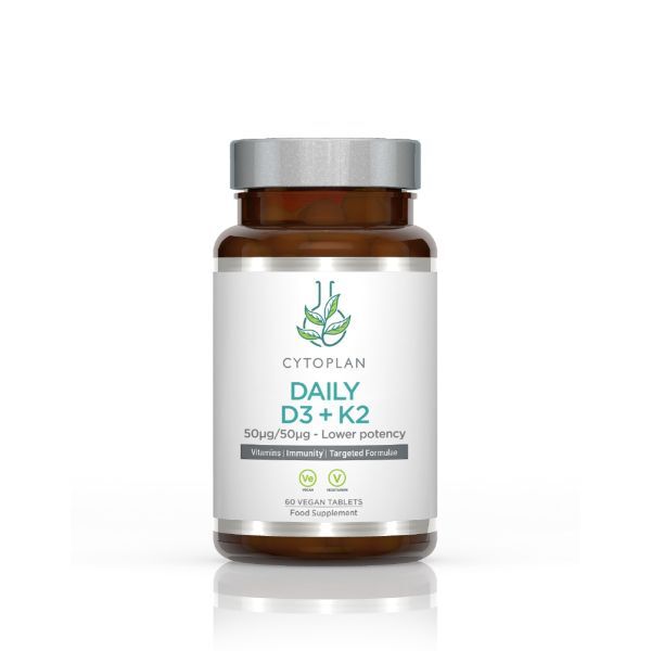 Cytoplan Daily D3 + K2 60 vegan tabs
