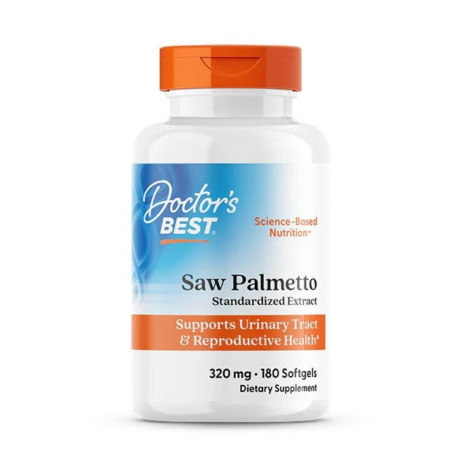 Doctor's Best Saw Palmetto Standardized Extract, 320mg 180 softgels