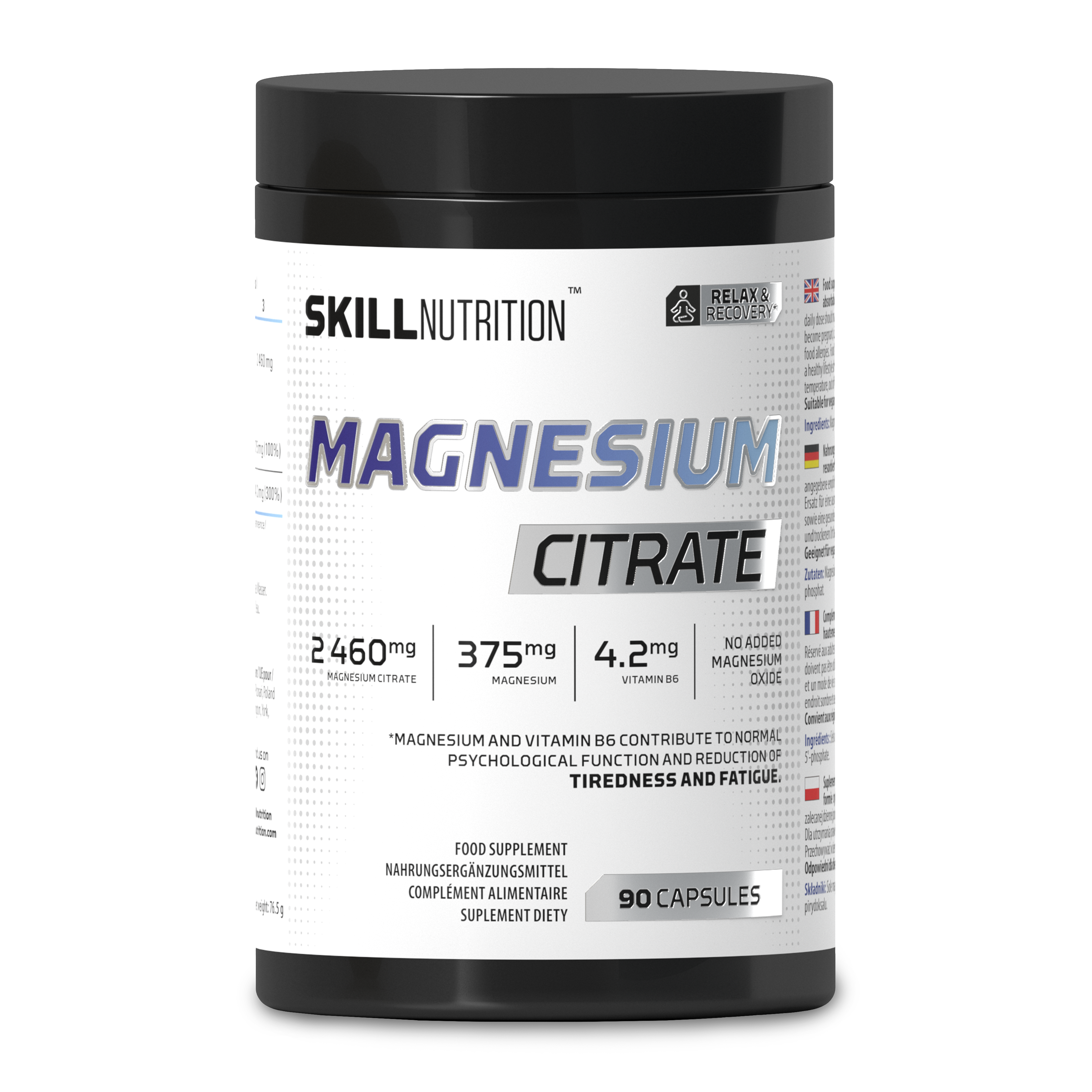 Skill Nutrition Magnesium Citrate 90 caps