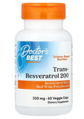 Doctor's Best Trans-Resveratrol, 200mg 60 vcaps