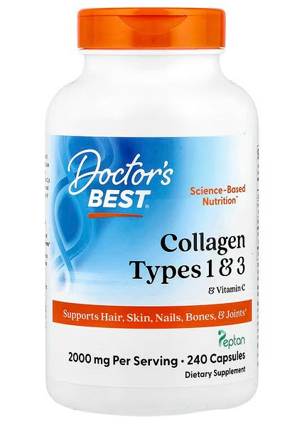 Doctor's Best Collagen Types 1 and 3 with Vitamin C 240 caps