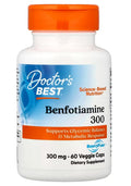 Doctor's Best Benfotiamine with BenfoPure, 300mg 60 vcaps